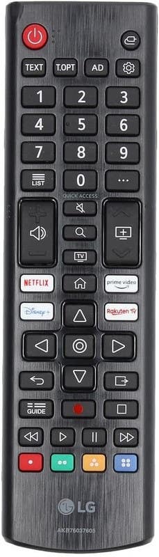 Remote Control, Compatible With AKB76037606 - Black