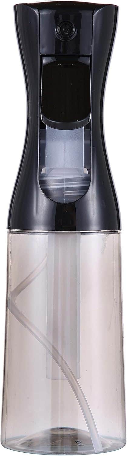 Vimas Multi-Purpose Design Plastic Refillable Spray Bottle, 200 ml - Clear Black