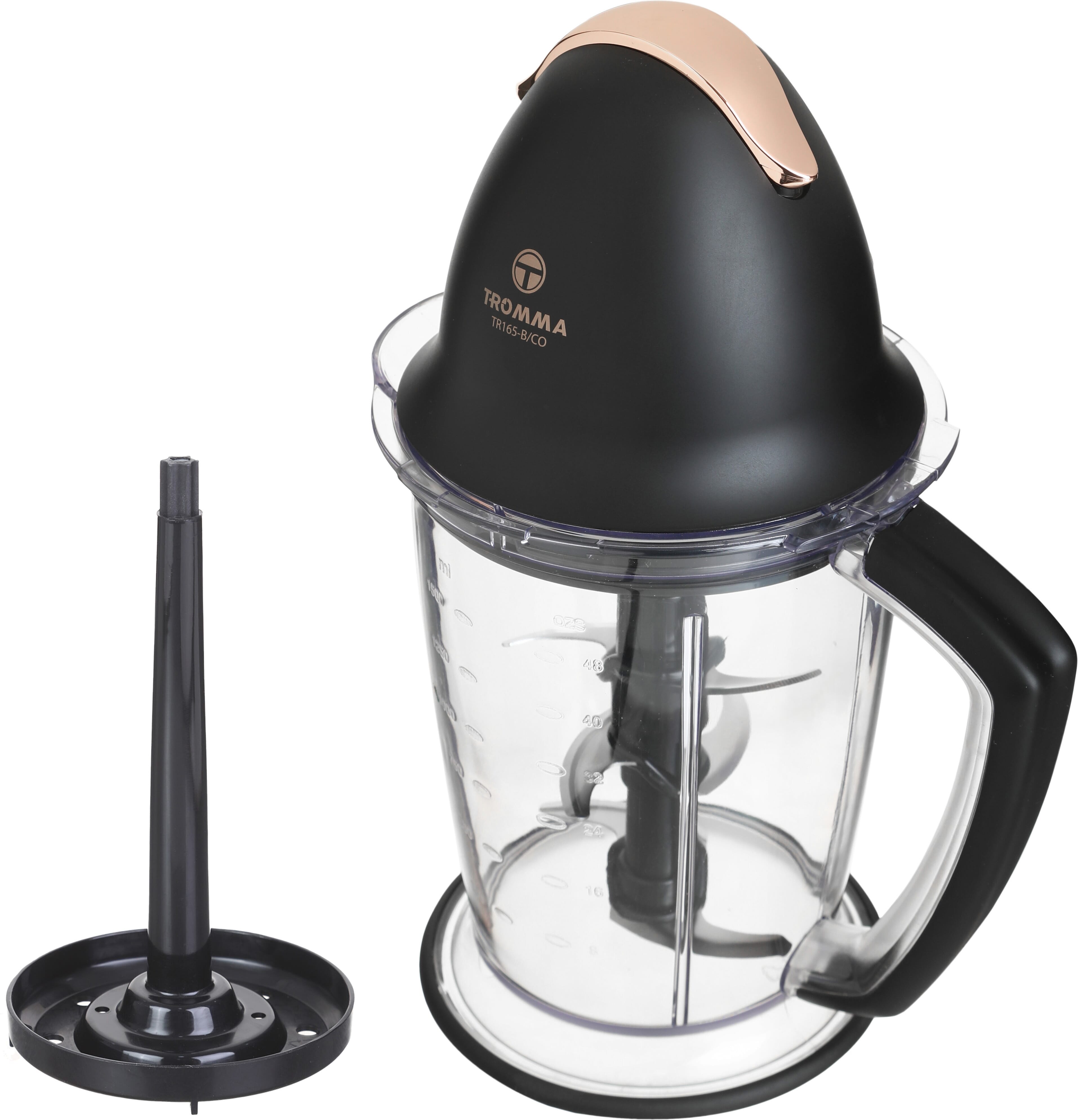 Tromma TR165-B/CO Electric Meat Chopper, 700 Watt, 1.5 Liter - Black