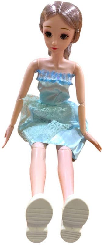 Alsafwa T-340 Poseable Plastic Articulated Doll, 60Cm - Multicolor