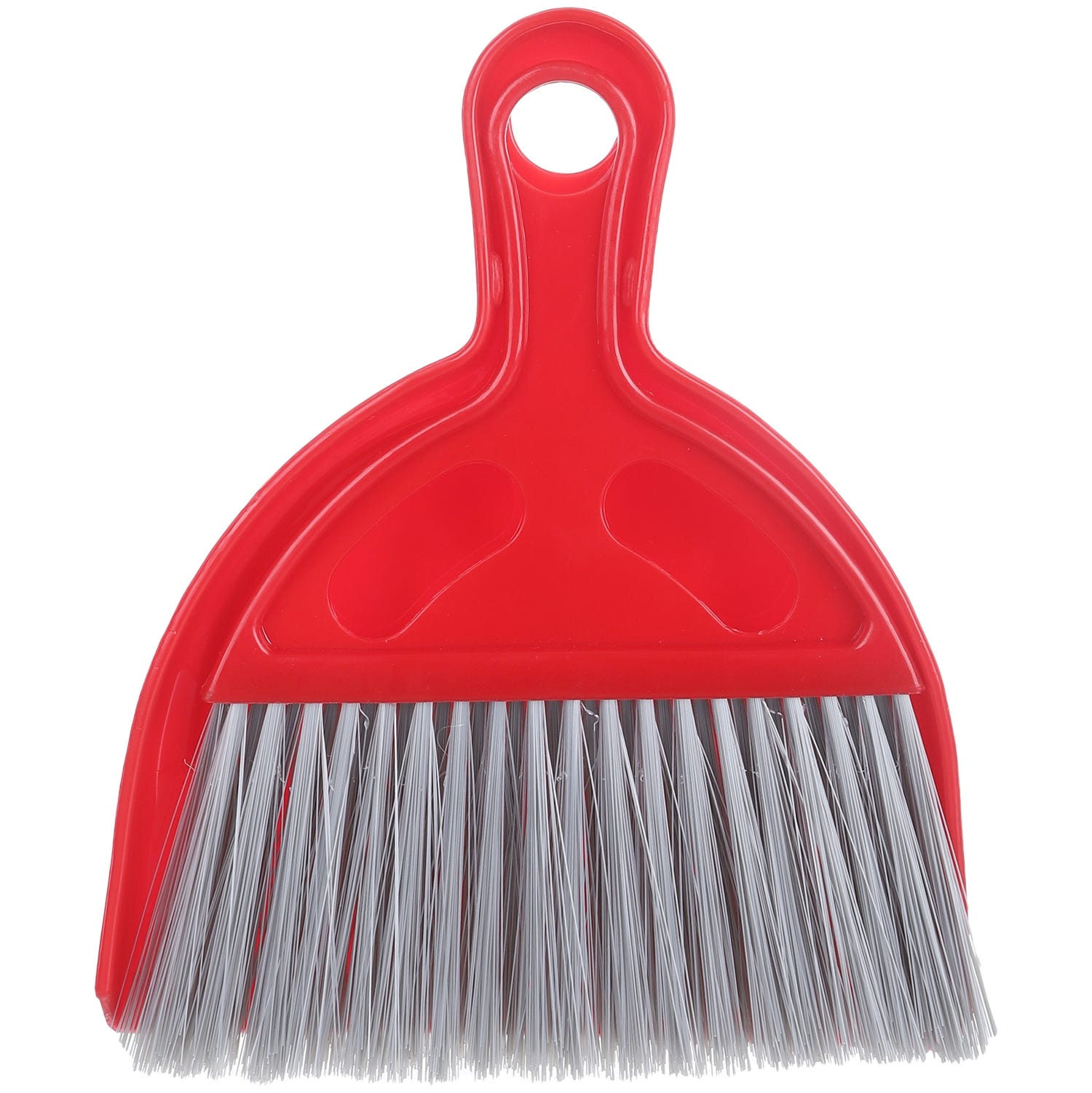 Liao Plastic Dustpan Brush, 13 cm - Red