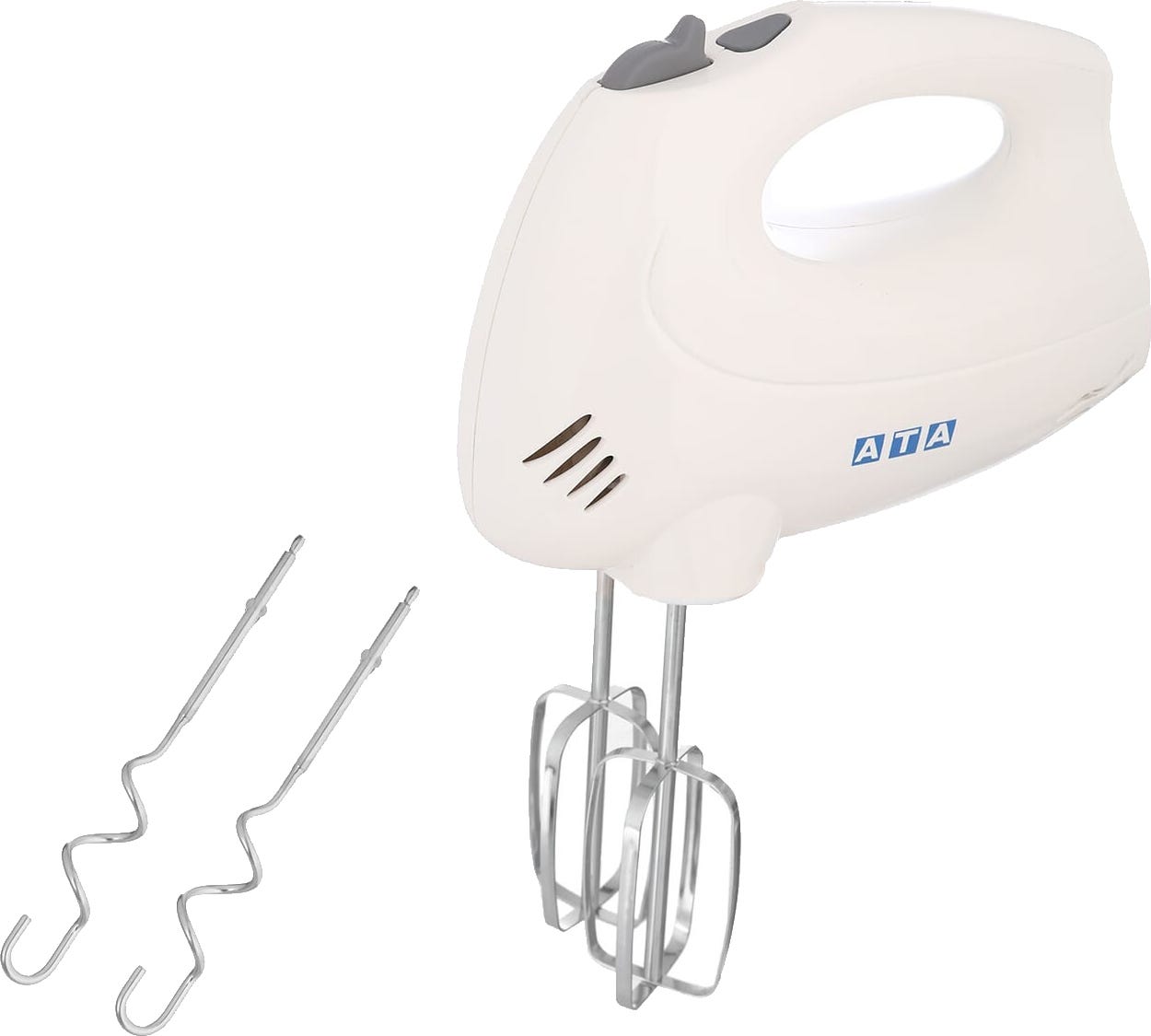 ATA 5435 Egg Beater, 400 Watt, 5 Speeds - White