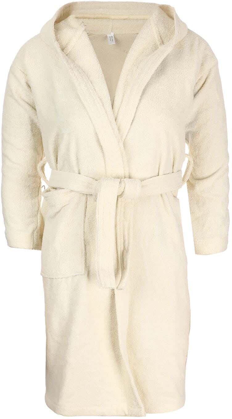 Tulip Cotton Bathrobe For Kids, Size 10, Approximately 800 grm - Off White