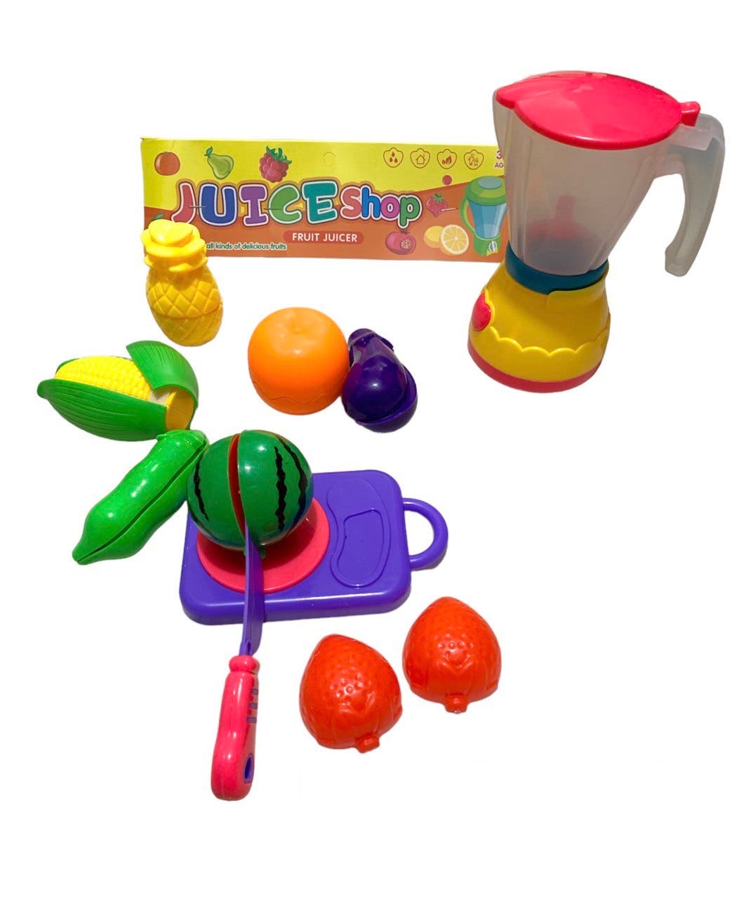 Alsafwa W19-23 Plastic Vegetable Cutting Toy for Unisex Children - Multicolor