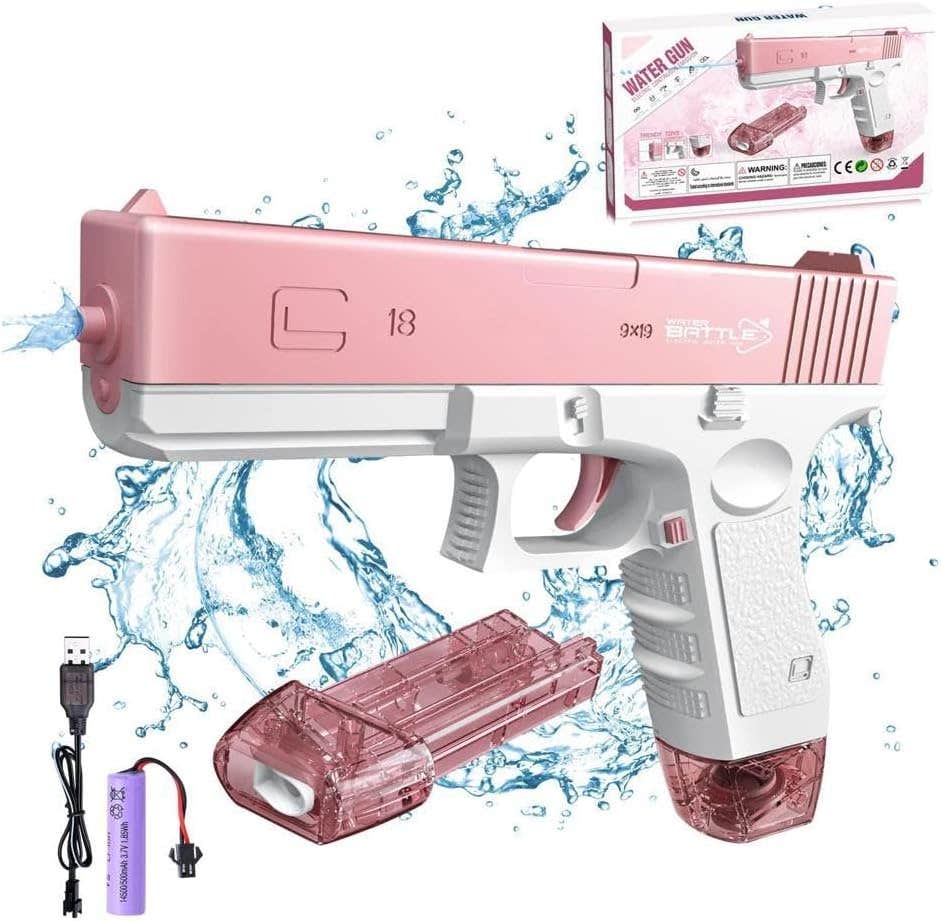 Ayebia Plastic Water Gun - Pink