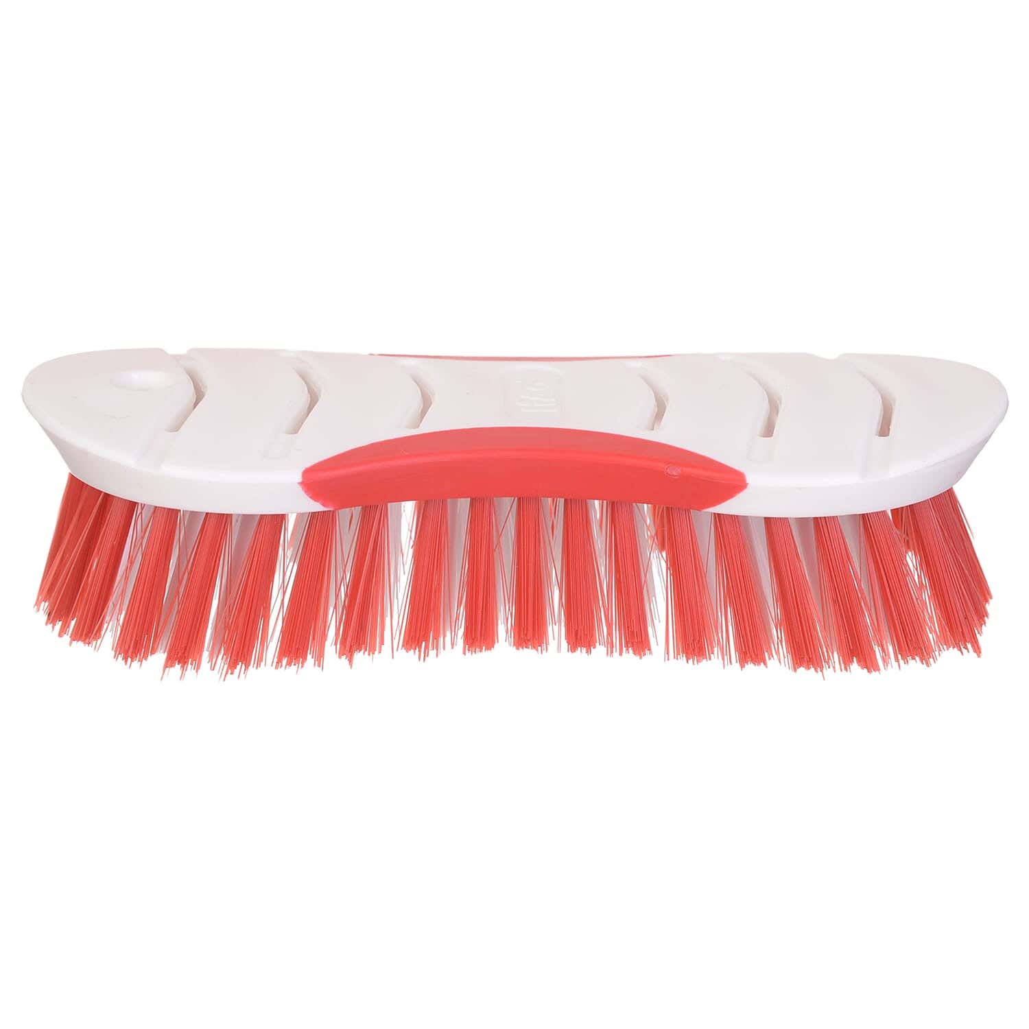 Liao Plastic Floor Cleaning Brush, 17 cm - White Red