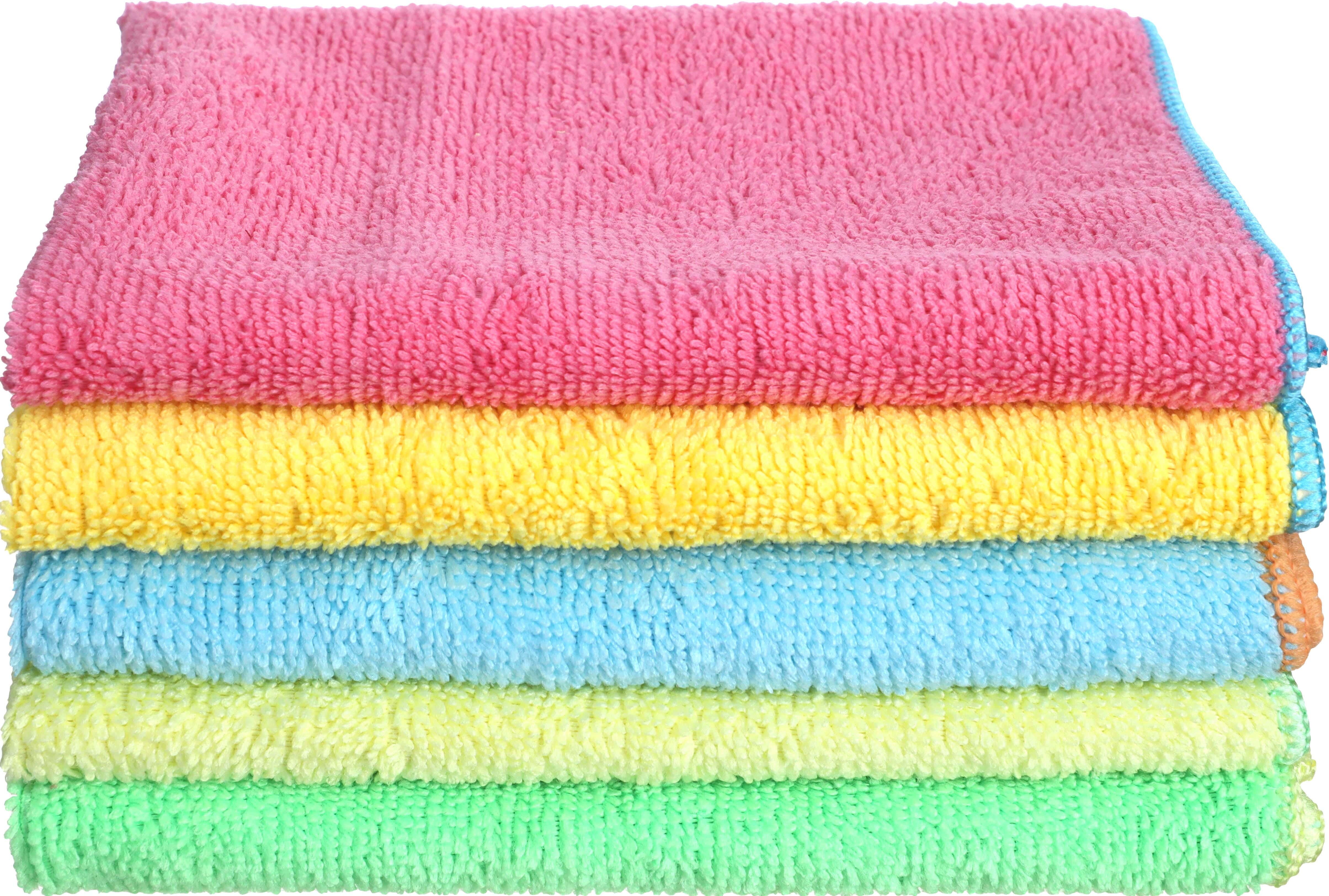 Weazy Microfiber Cleaning Cloth Set, 5 pieces, 40×35 cm - Multicolor