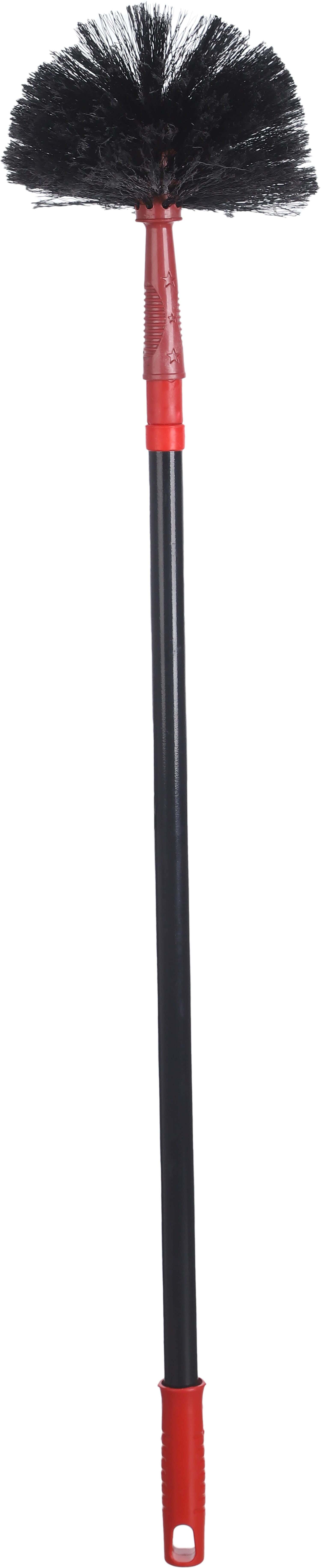 El Helal & Star Plastic Ball Fin With Metal Handle, 150cm - Black Red