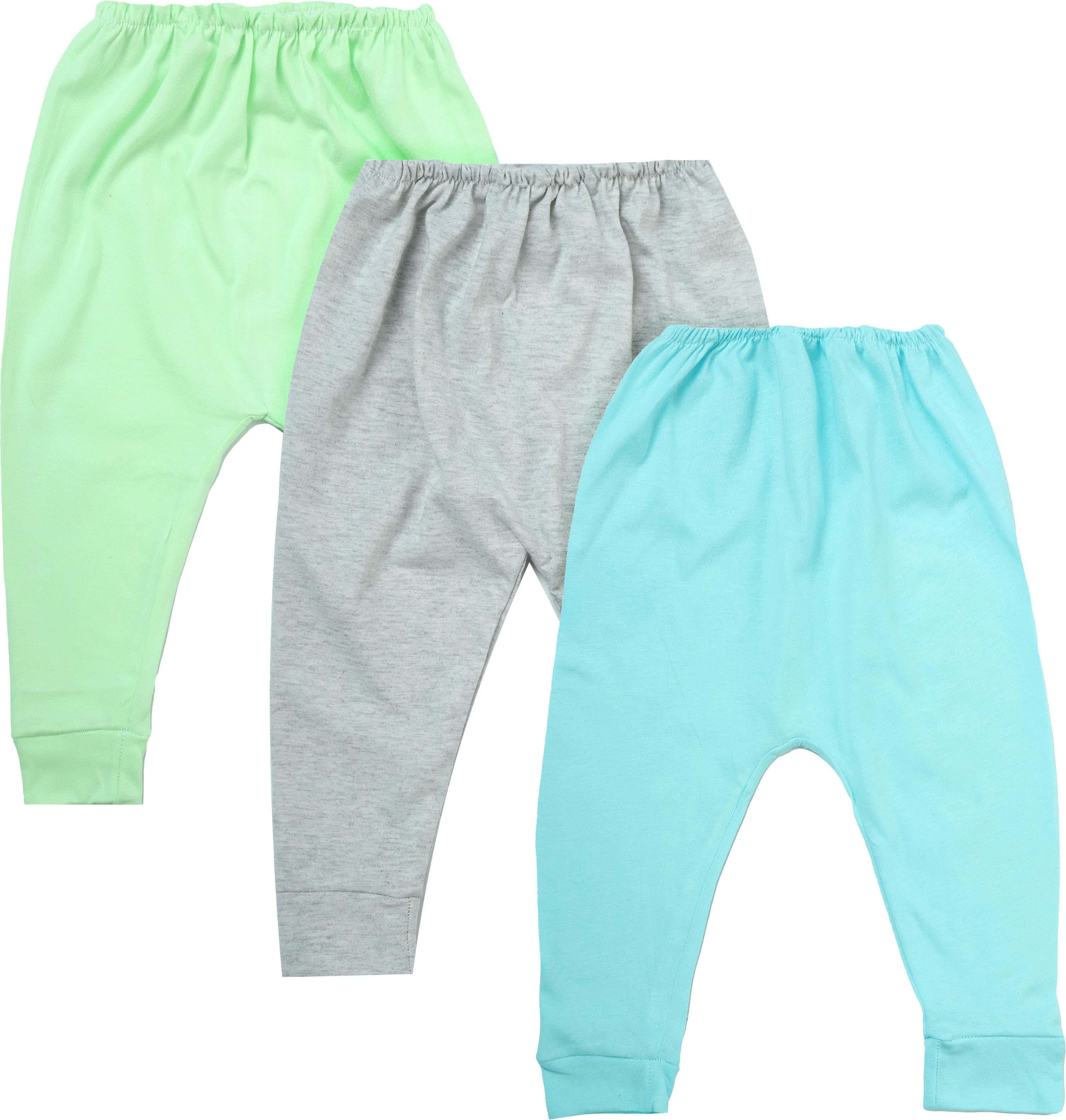 Cotton Pants Set for Baby, 3 Pieces - Multicolor