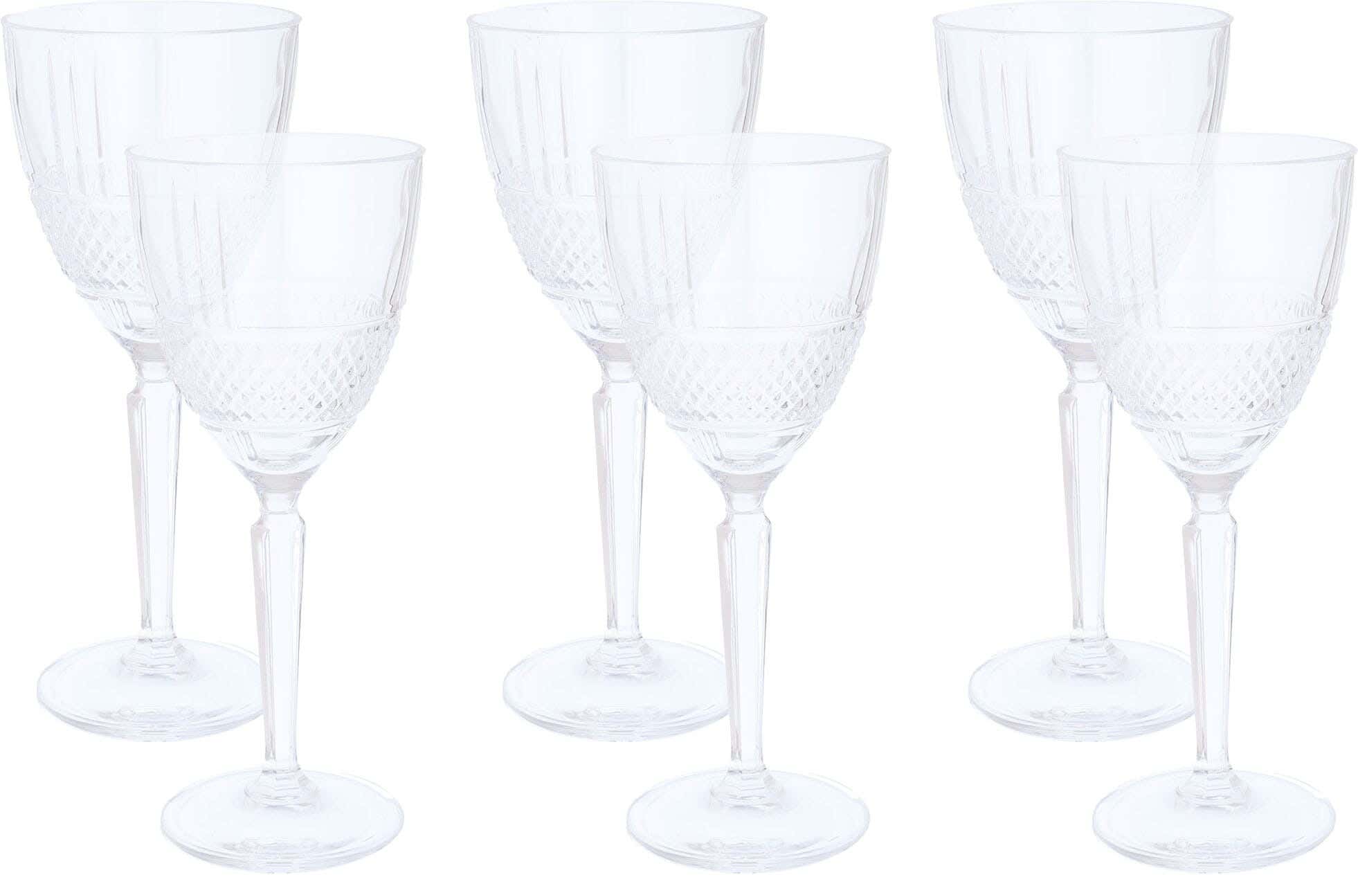 Rcr Glass Cups Set, 6 Pieces, 290 ml - Clear
