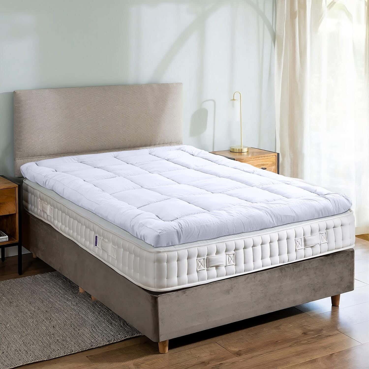 Al Mamoun Fiber Softening Mattress, 160×200 cm - White