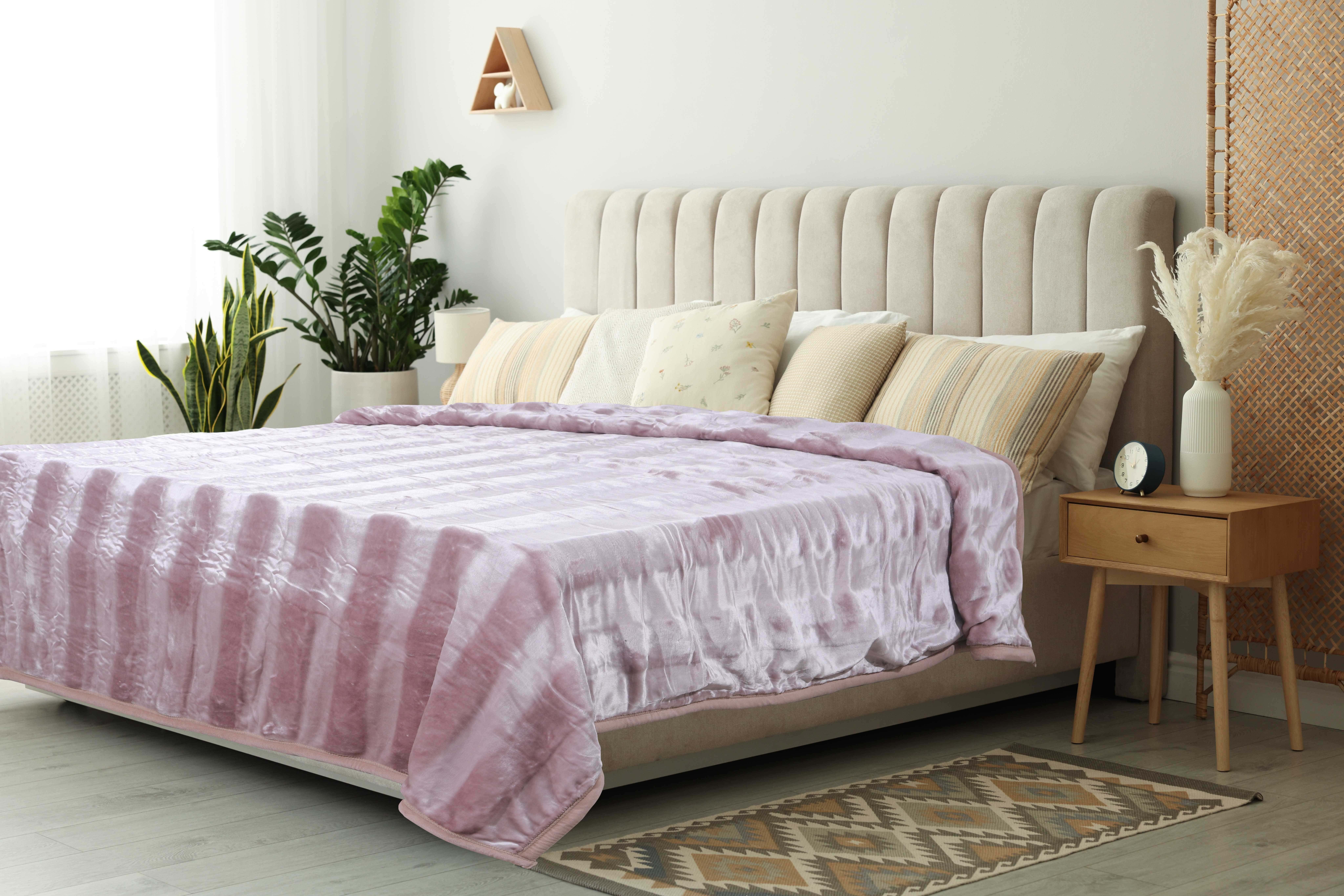 Marbella Velvet Blanket Two Layer, 220x240cm, Approximately 3950 gm - Cashmere