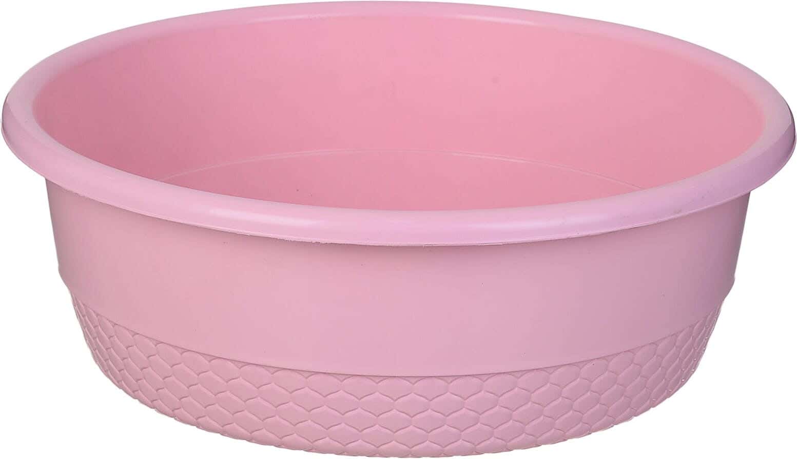 El Helal & Star Plastic Washing Dish, 42 cm - Rose