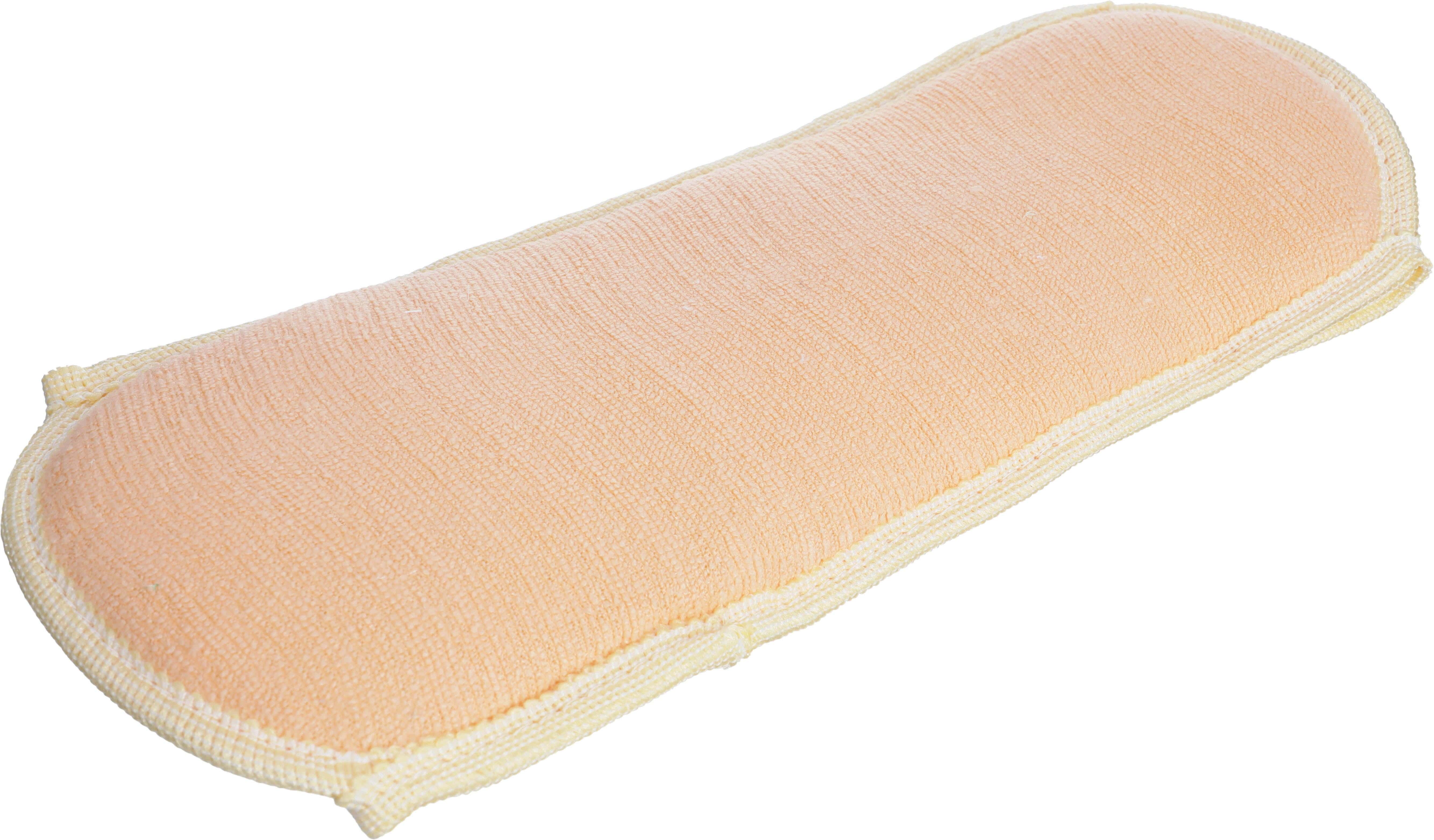 Time Clean Bath Loofah, 11×32 cm - Light Orange