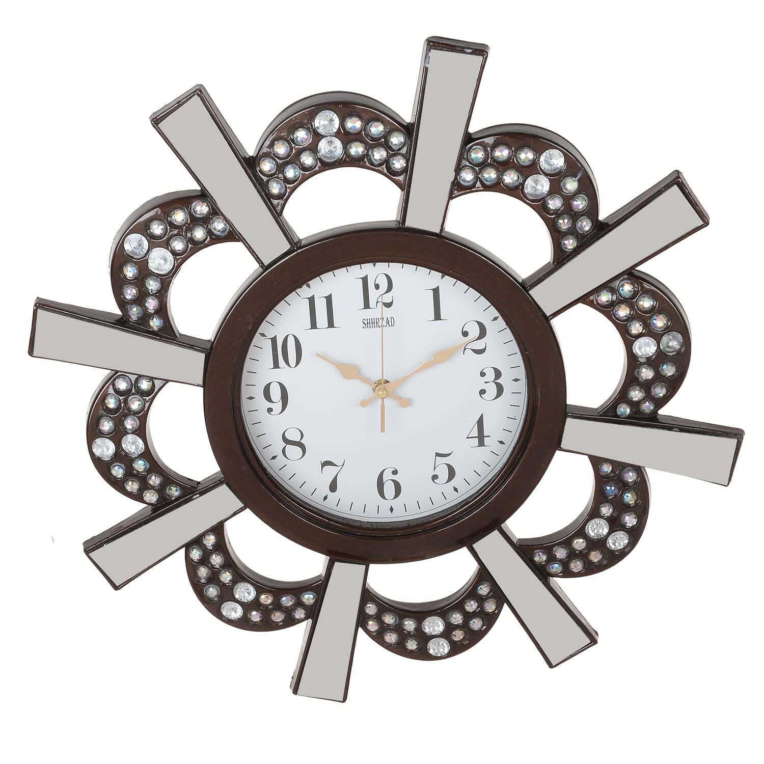 Plastic Round Wall Watch, 47 cm - Multicolor