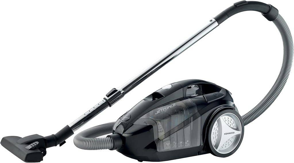 Kenwood VBP60 Vacuum Cleaner, Bagless, 2200 Watt, 2.5 Liter - Black