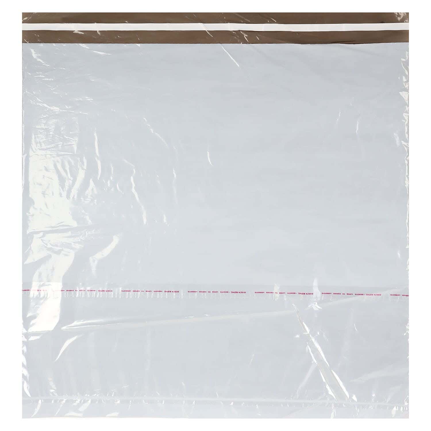 Set Of Plastic Flyer Bags, 50 Pieces, 60×60 cm - Grey