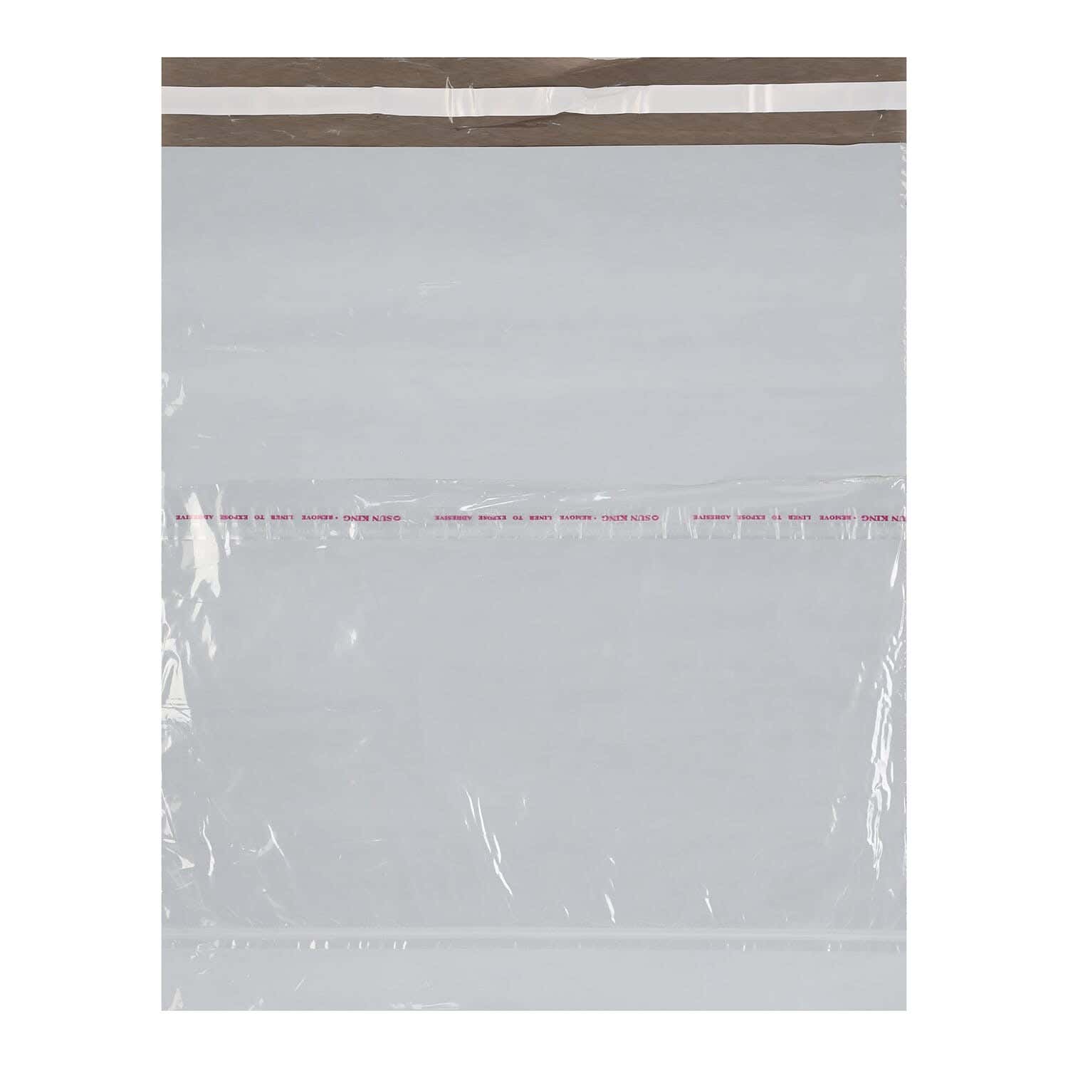 Set Of Plastic Flyer Bags, 30×30 cm, 50 Pieces - Grey