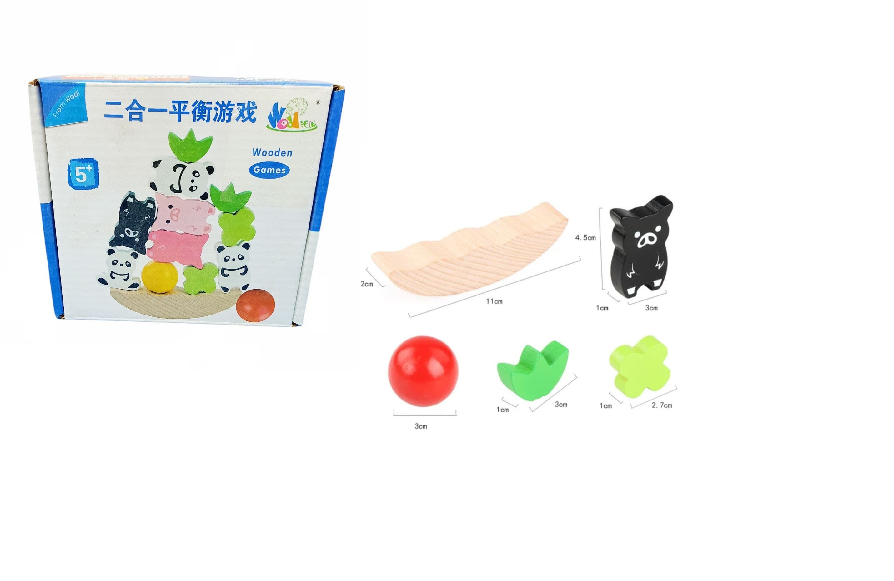 Alsafwa W20-12 Panda Balancing Toy for Unisex Children - Multicolor