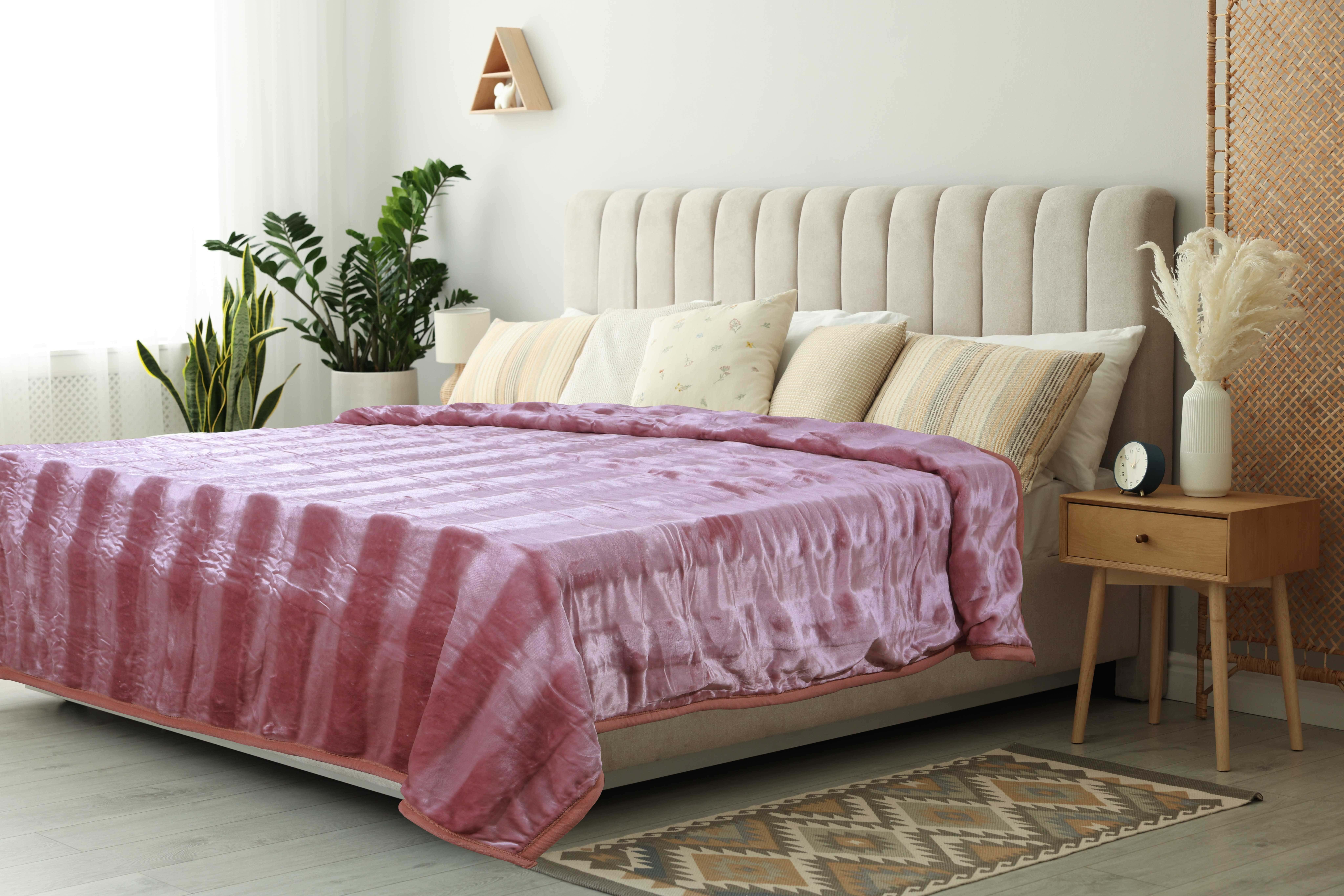 Marbella Velvet Blanket Two Layer, 220x240cm, Approximately 3500 gm - Cashmere