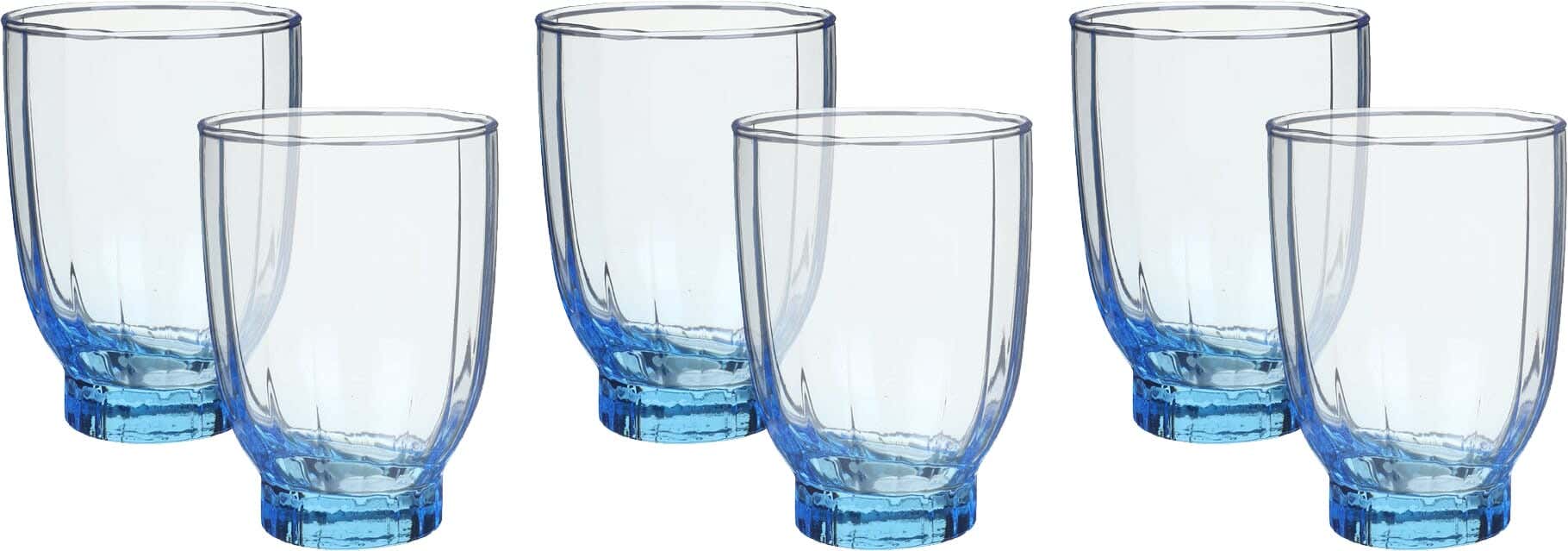 Pasabahce Glass Cup Set, 6 Pieces, 320 ml - Clear