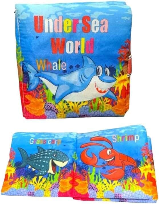 Alsafwa R40-23 Undersea World Canvas Book English - Multicolor