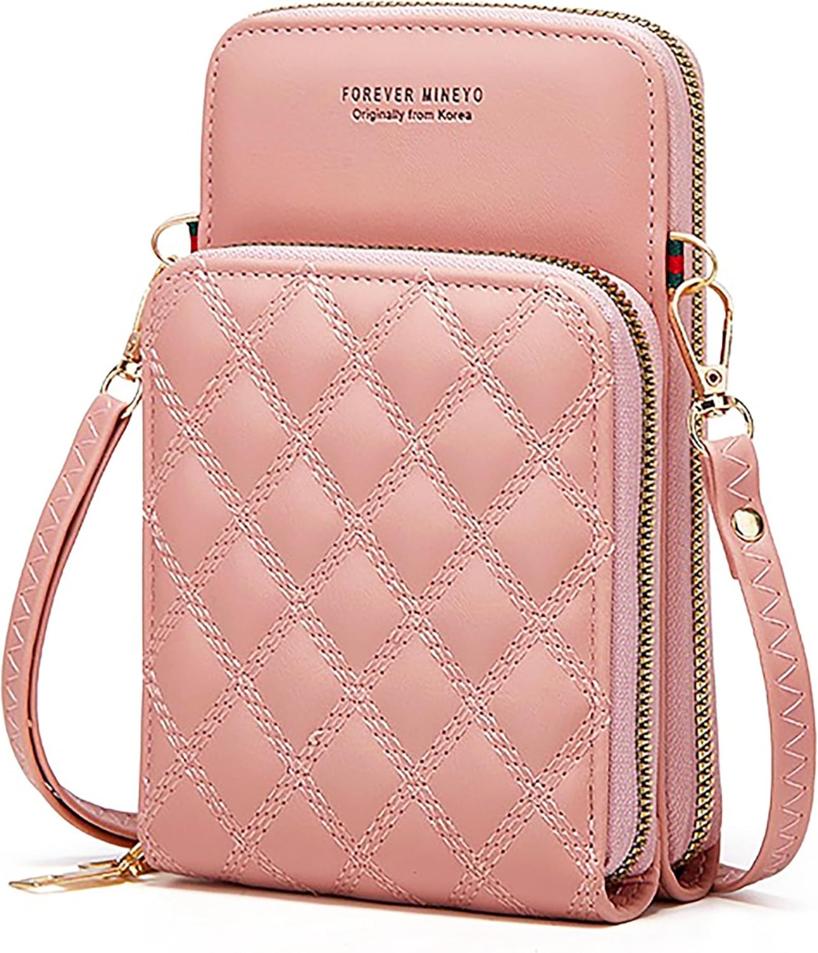 Valerie Small Crossbody Bag for Women - Pink
