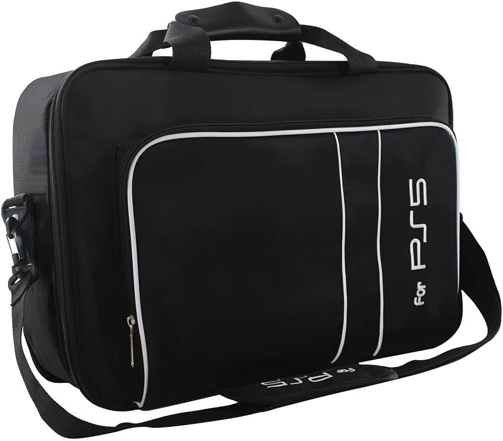 Cyancloud Travel Shoulder Bag for PlayStation 5 - Black