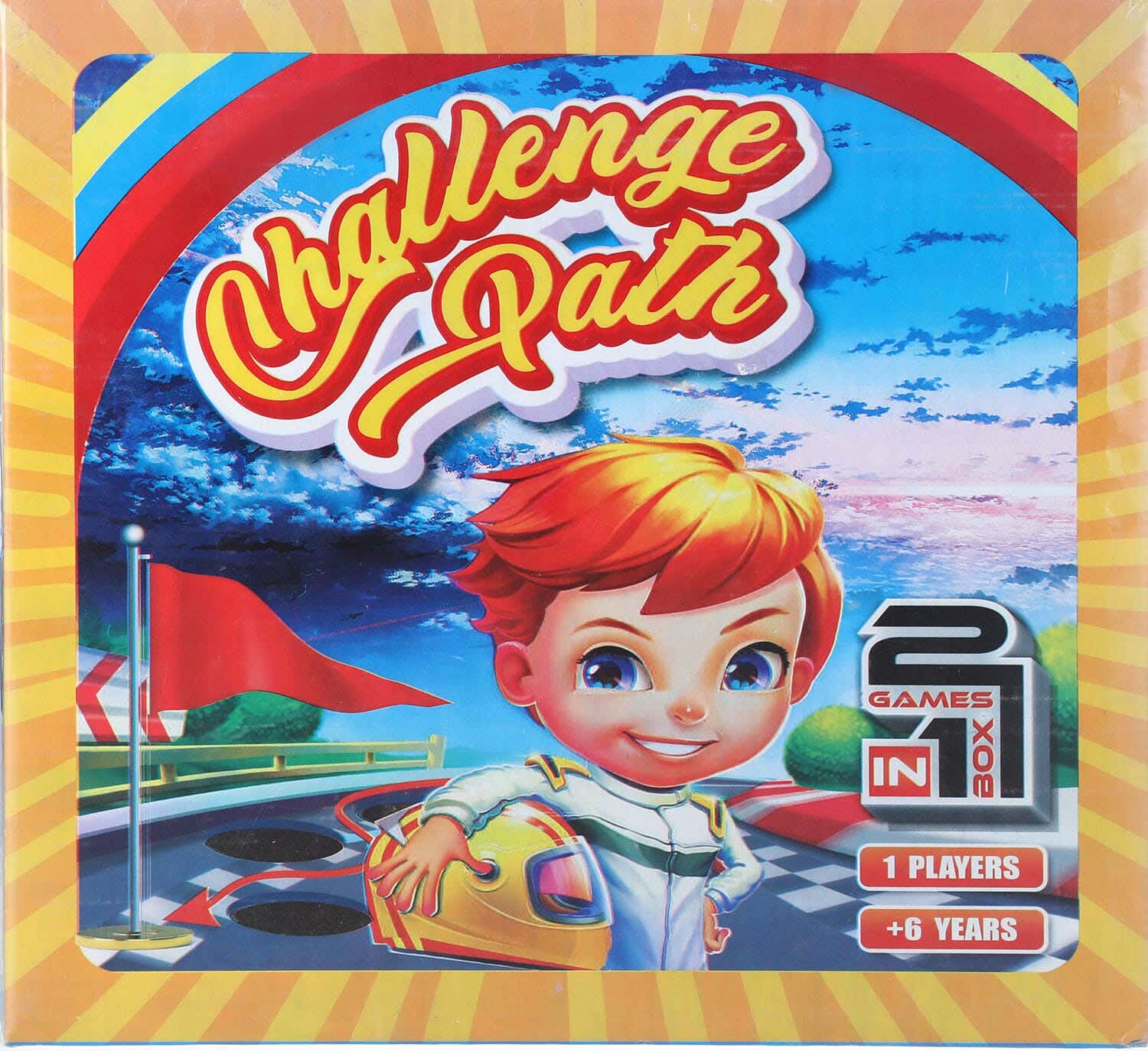 Wooden Challenge Path Game, 2×1 - Multicolor