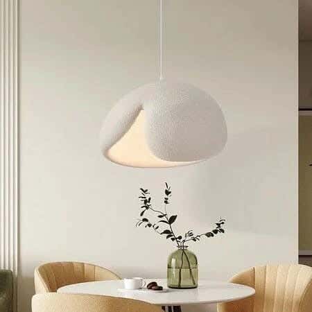 Joky Fiberglass Ceiling Chandelier, 60×55 cm - Off White