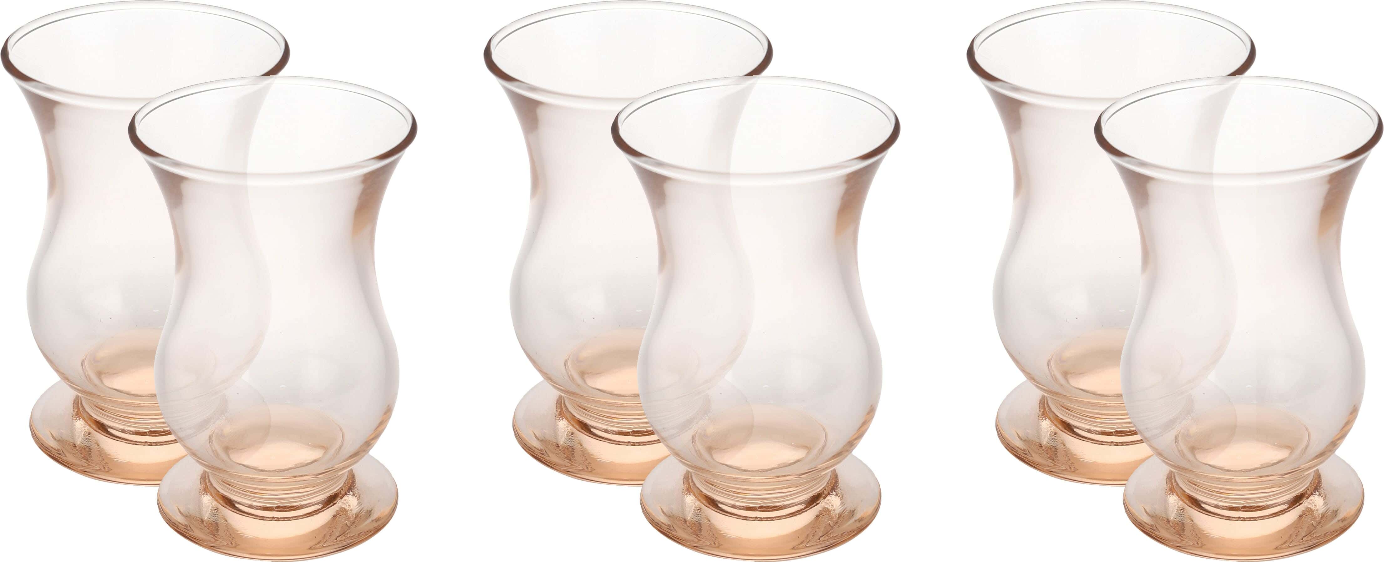 Pasabahce Glass Coffee Cup Set, 6 Pieces, 100 ml - Cashmere