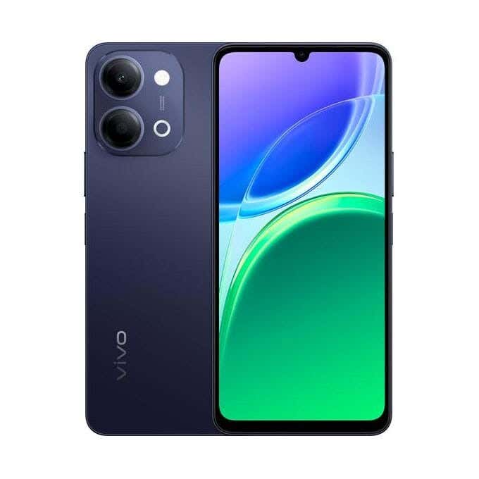 Vivo Y11D Dual SIM Smart Mobile Phone, 128GB, 4GB RAM, 4G LTE - Black
