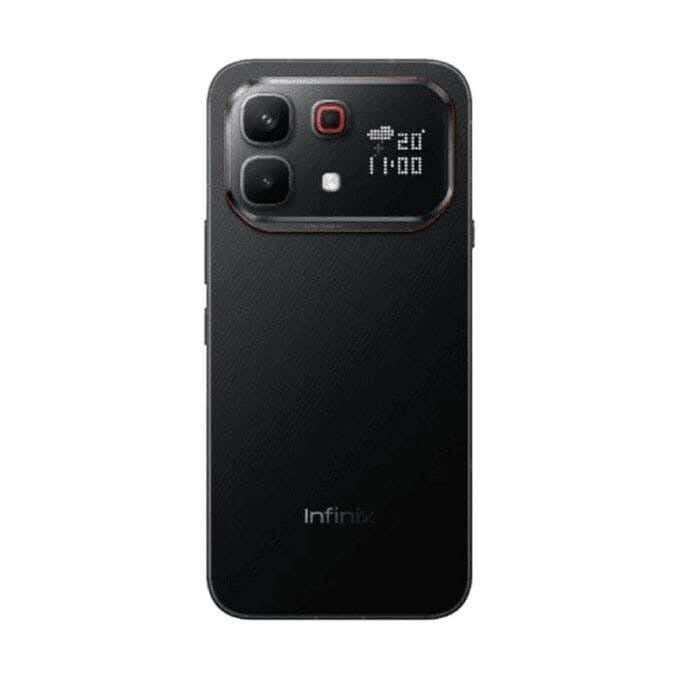 Infinix Smart Mobile Phone, Dual SIM, 256GB, 12GB RAM, 4G LTE, Note 60 Pro - Black
