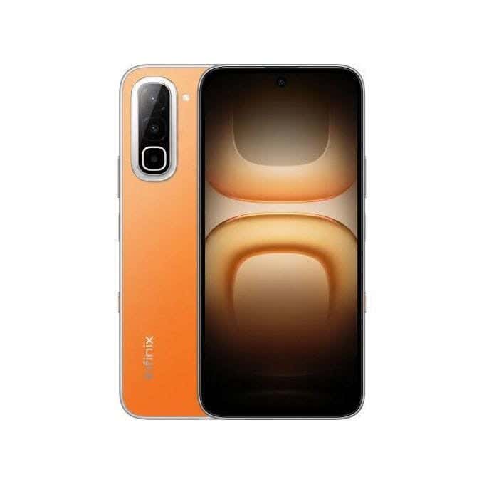Infinix Smart Mobile Phone, Dual SIM, 256GB, 8GB RAM, 4G Network, Hot 70 - Orange