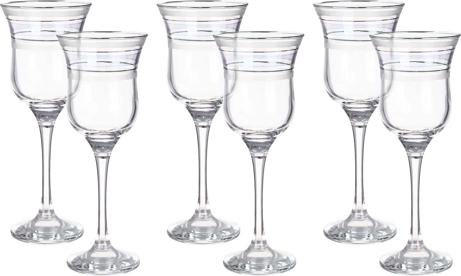 Glasses Glass Set, 6 Pieces, 200 ml - Clear