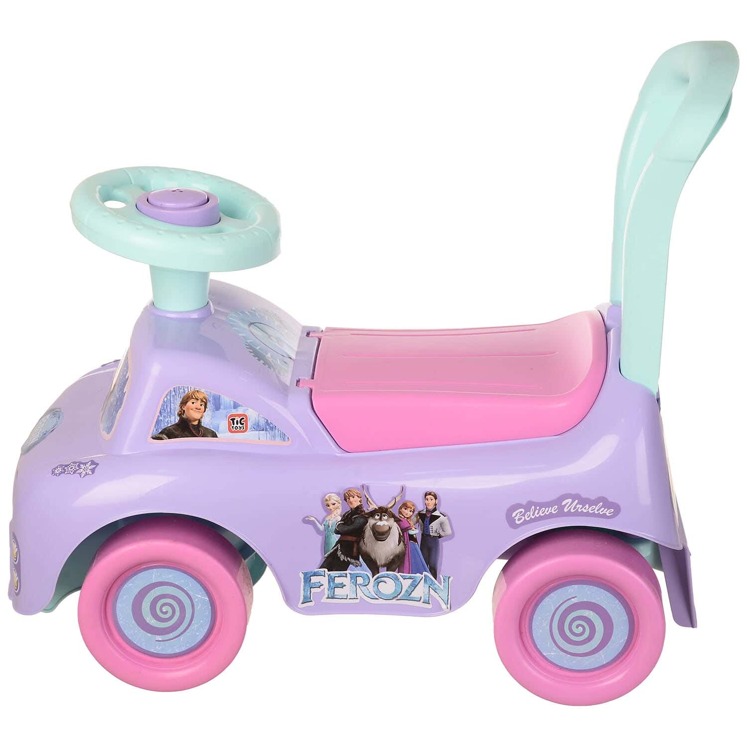 Tic Toys Plastic Toy Car, 4 Wheels - Mauve