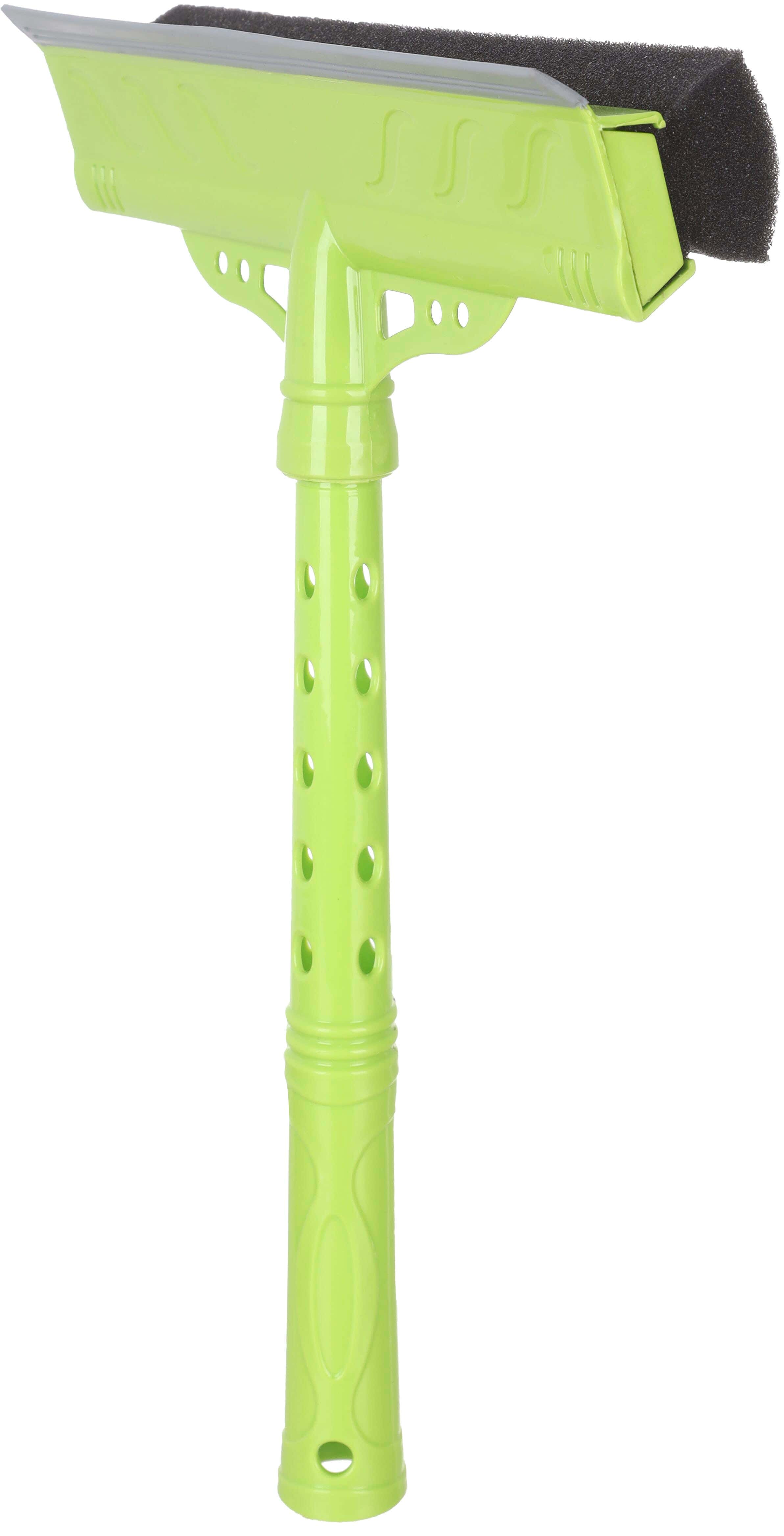 Weazy Plastic Sponge Glass Cleaner Wipe, 2 Pieces, 33×22 cm - Green