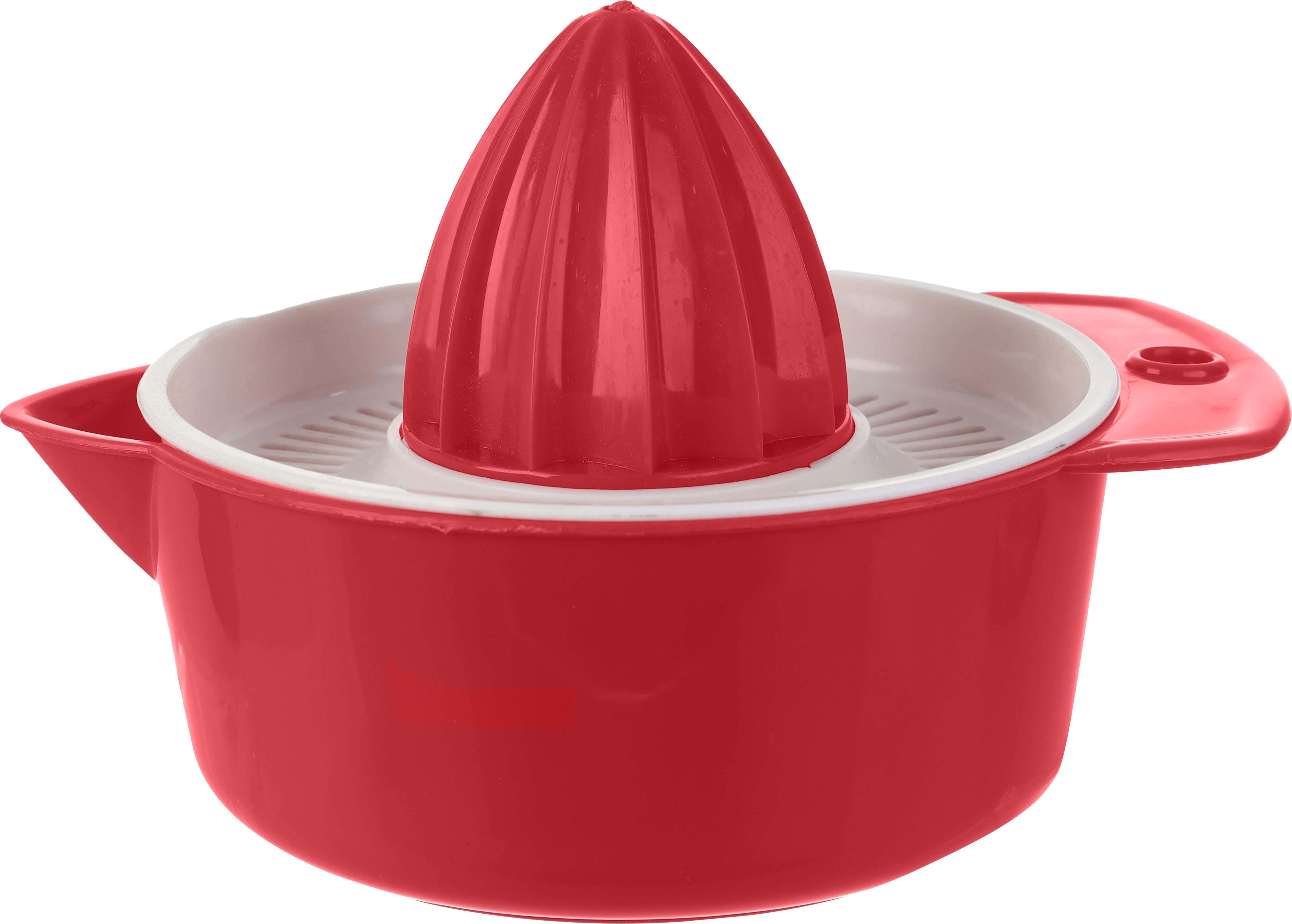 Lamsa Plast Plastic Orange Juicer, 400 ml - Red White