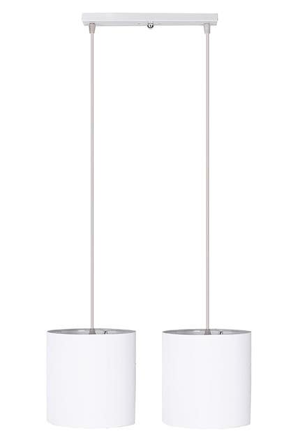 Modern Ceiling Chandelier, 75x30x30 cm - White