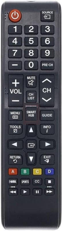 Remote Control, Compatible With BN59-01180A - Black