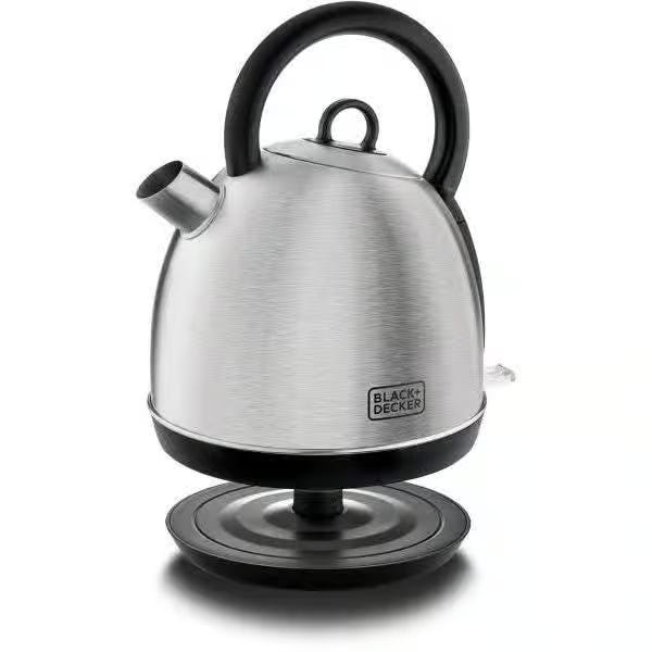 Black & Decker Dk40-B5 Stainless Steel Dome Kettle, 1.7 Liter - Silver