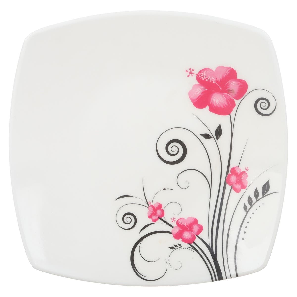 Al Manar Melamine Cake Plate, 20 cm - Multicolor