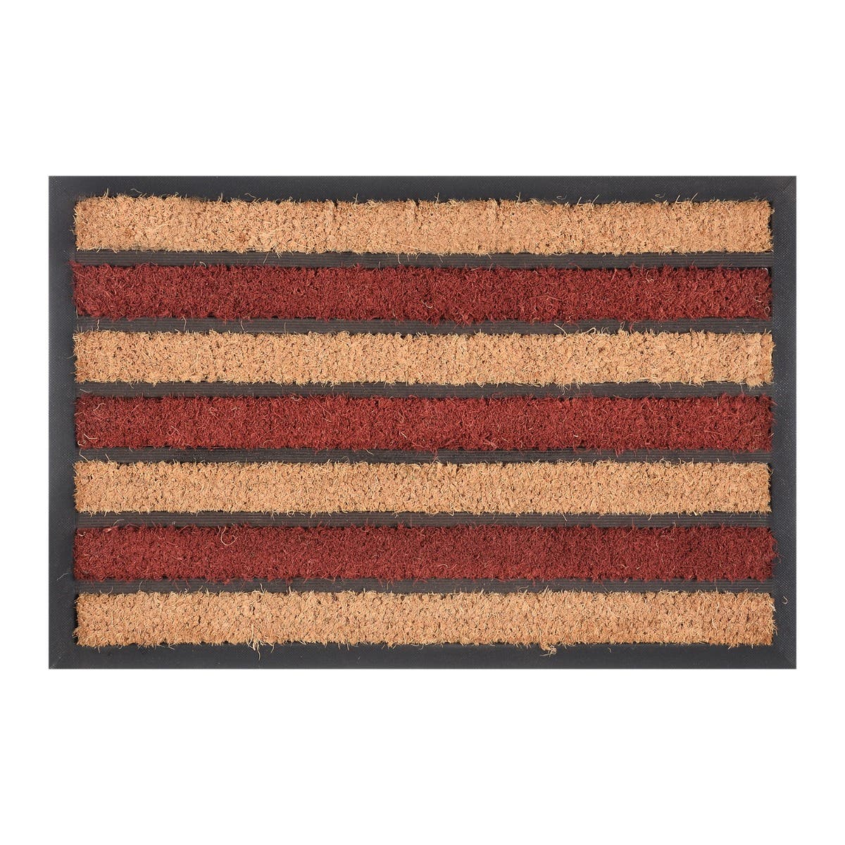Door Mat, 60×40 cm - Beige Red