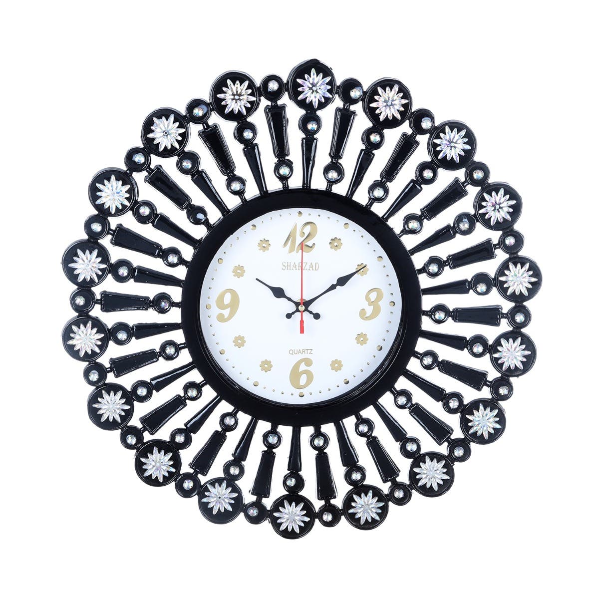 Plastic Wall Watch, 45 cm - Black