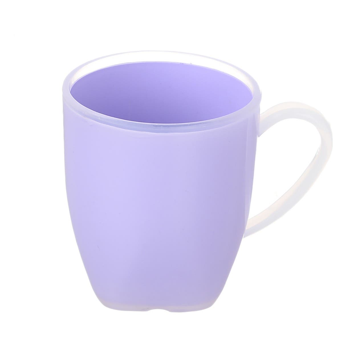 El Hoda Plastic Aqua Mini Mug with Handle, 350 ml - Mauve
