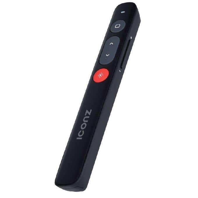 Iconz WP03K Slim Wireless Presenter With Pointer - Black