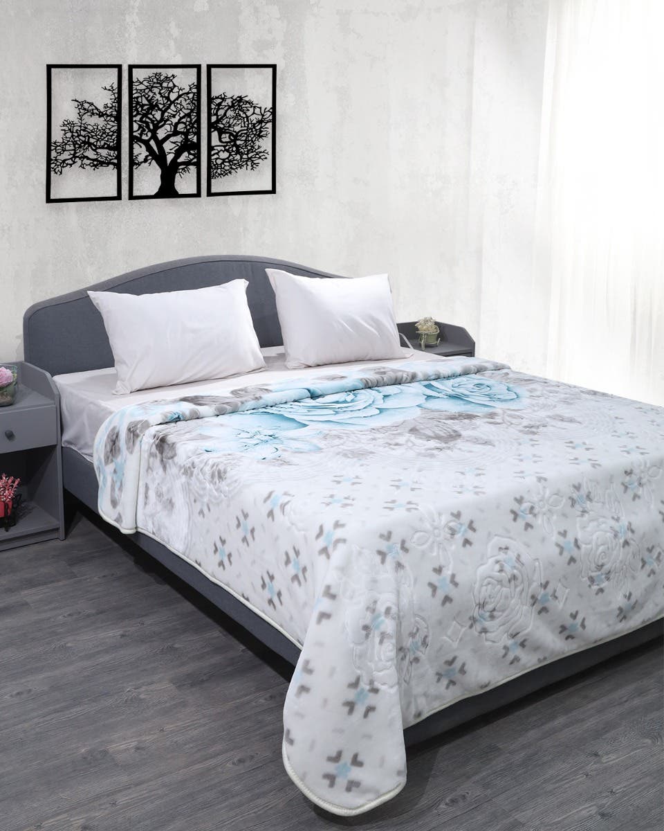 Aslan Velve Blanket, 220×240 cm - Multicolor