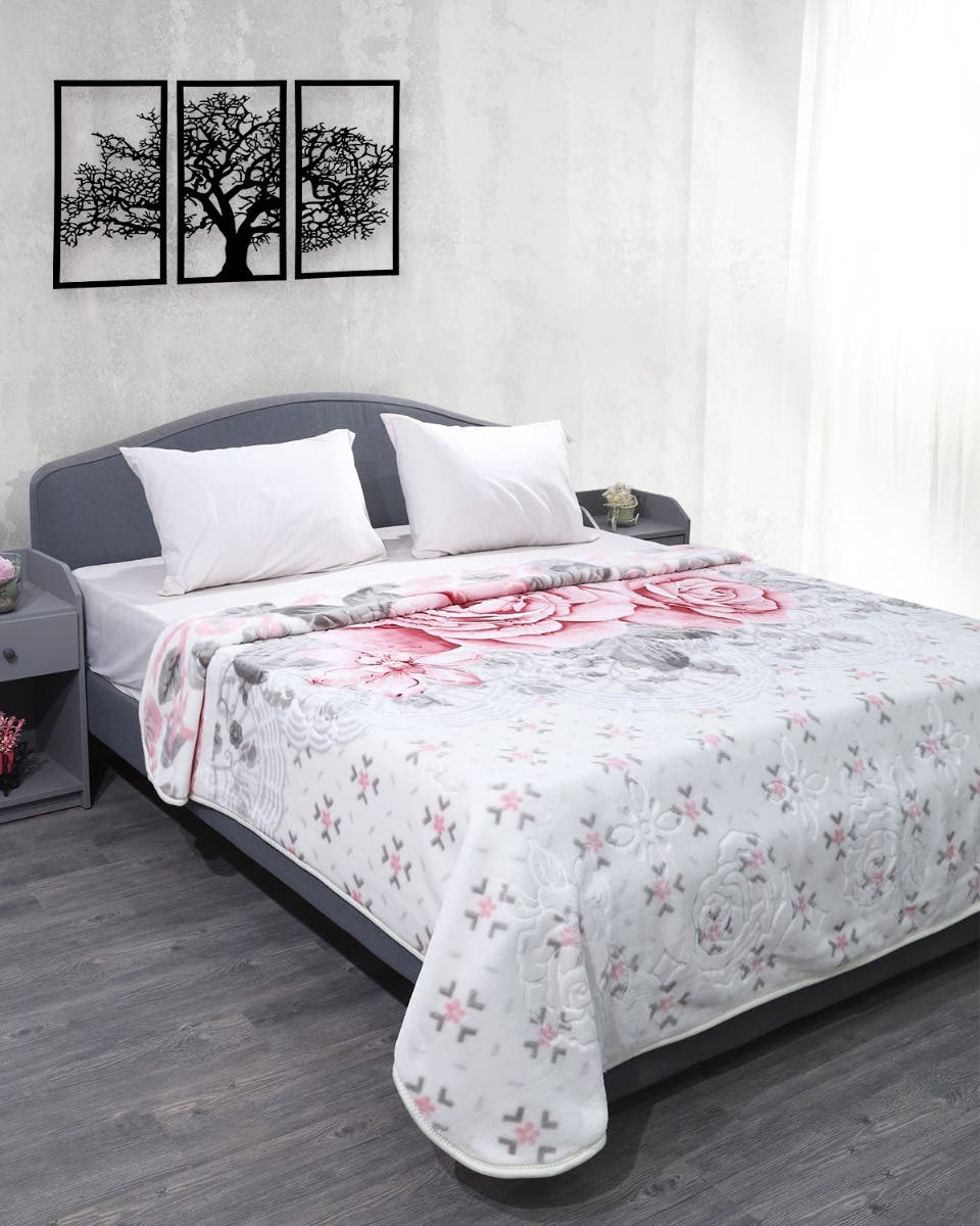 Aslan Velve Blanket, 230×240 cm - Multicolor