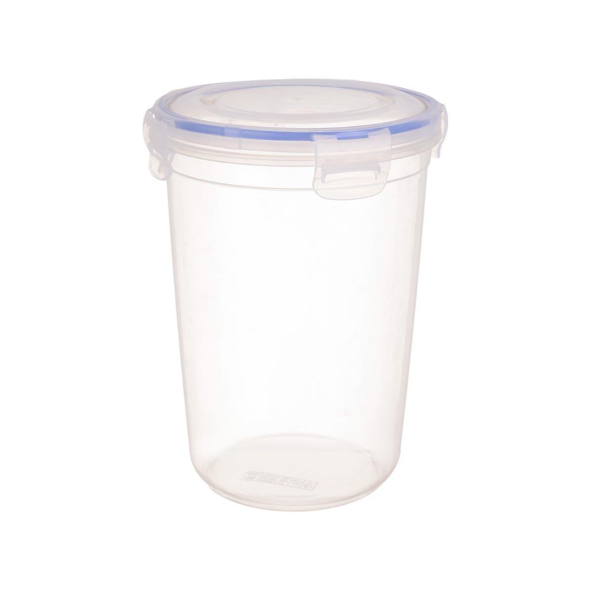 Lock & Fresh Plastic Storage Box with Clips Lid, 2425 ml - Clear Blue