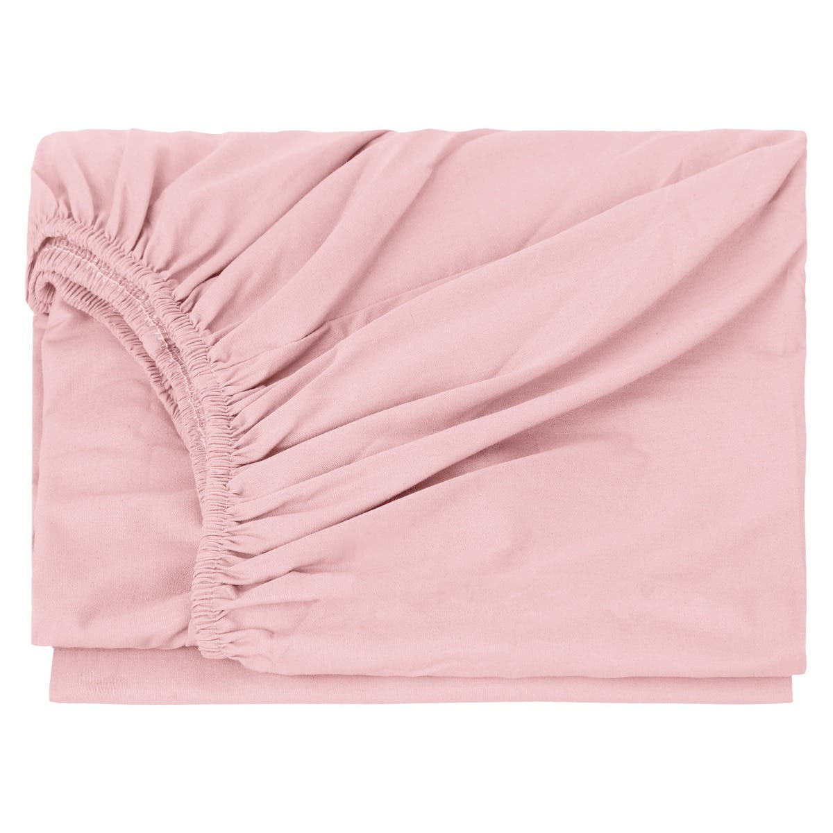 Nice Home Cotton Bed Sheet, 160×200 cm - Rose